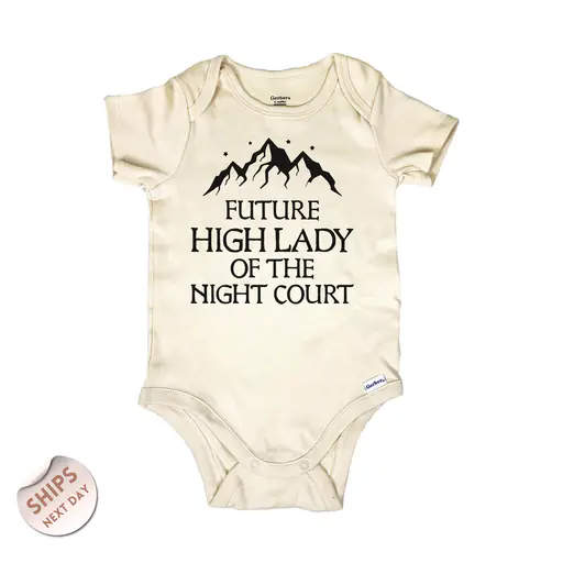 Future High Lady of the Night Court Baby Onesie®and blanket, Bookish Baby Shower gift, idea for Booklover, Baby gift First Edition, 2001237
