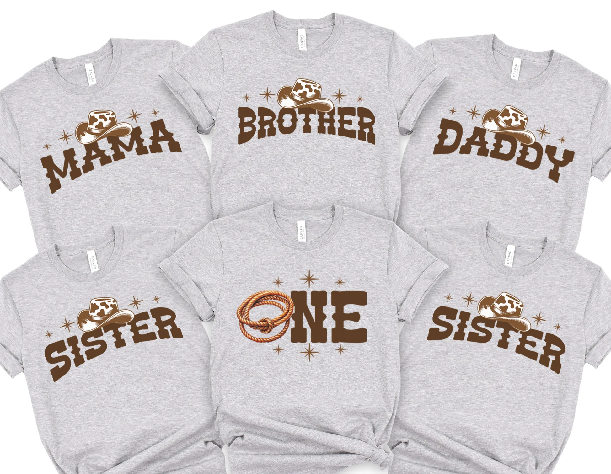 Custom Birthday Rodeo Family Shirt, Cowboy Theme Tee - Personalized Options, Matching Set, Infant-Adult Sizes