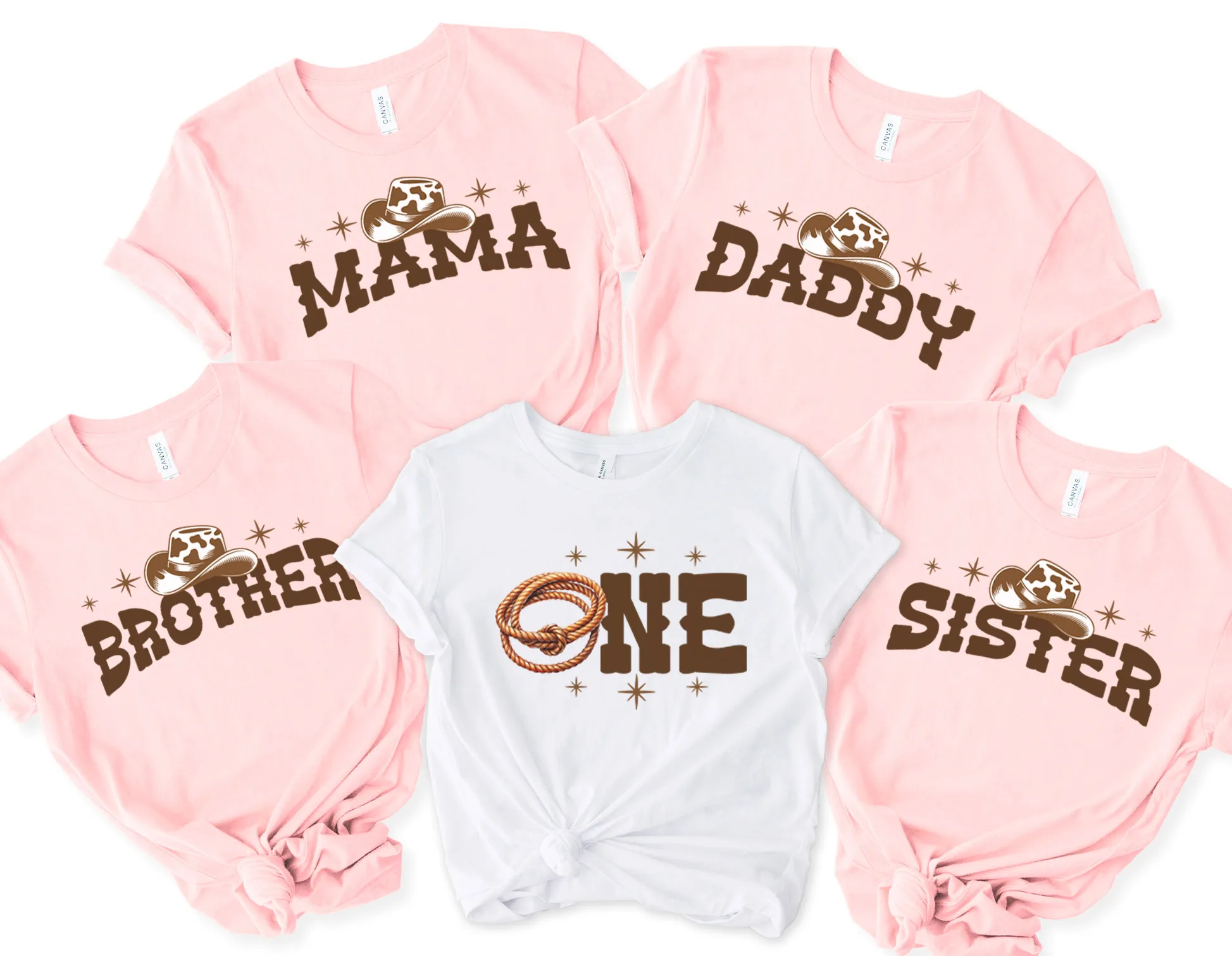 Custom Birthday Rodeo Family Shirt, Cowboy Theme Tee - Personalized Options, Matching Set, Infant-Adult Sizes
