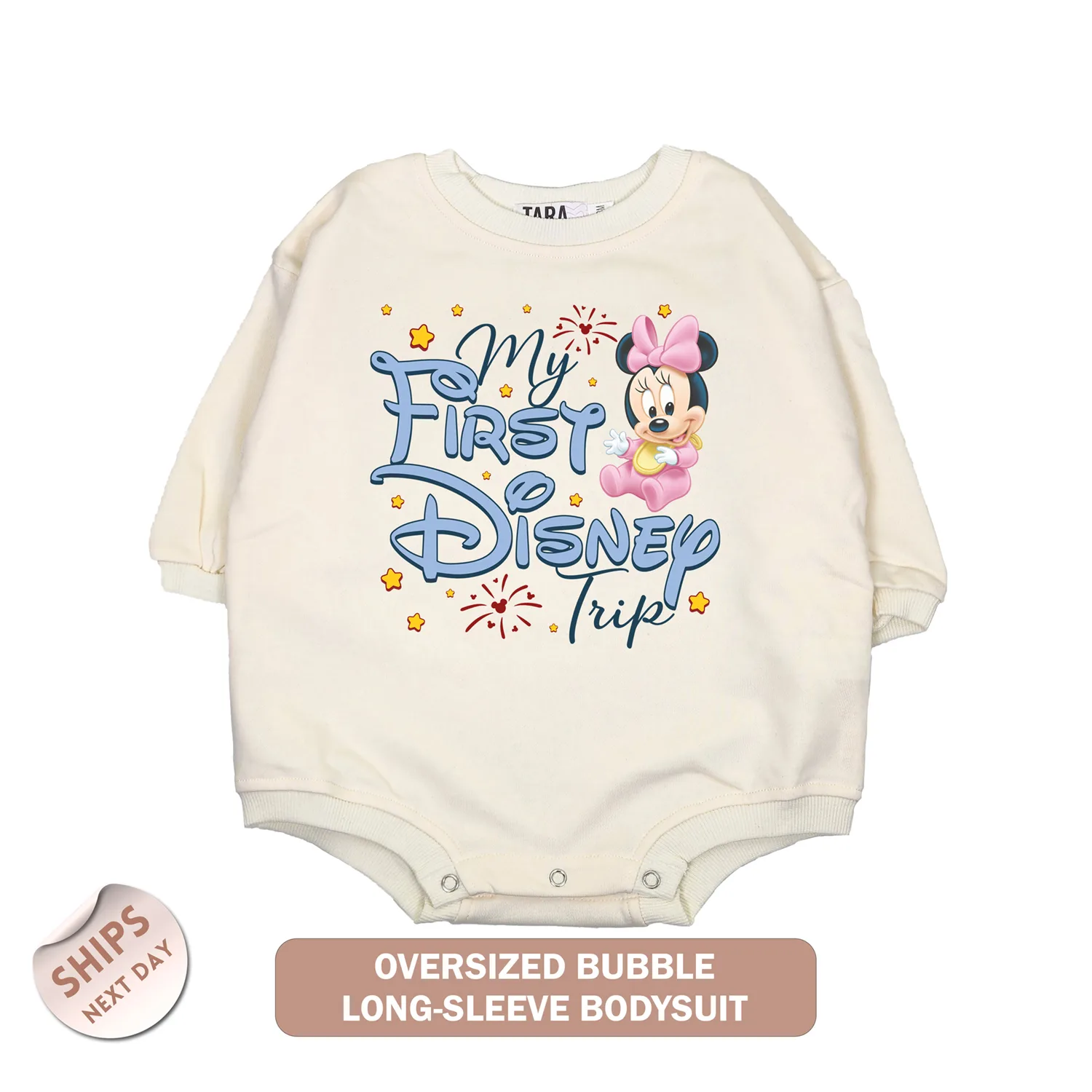 Personalized Disney Baby's First Disney Trip Onesie®, Magical Disney Castle kid shirt, Mickey & Friends Baby Shower Gift, 2001339
